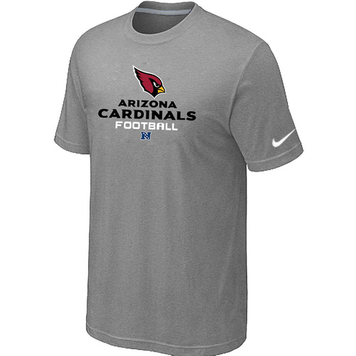 Nike Arizona Cardinals Critical Victory NFL T-Shirt - Grey